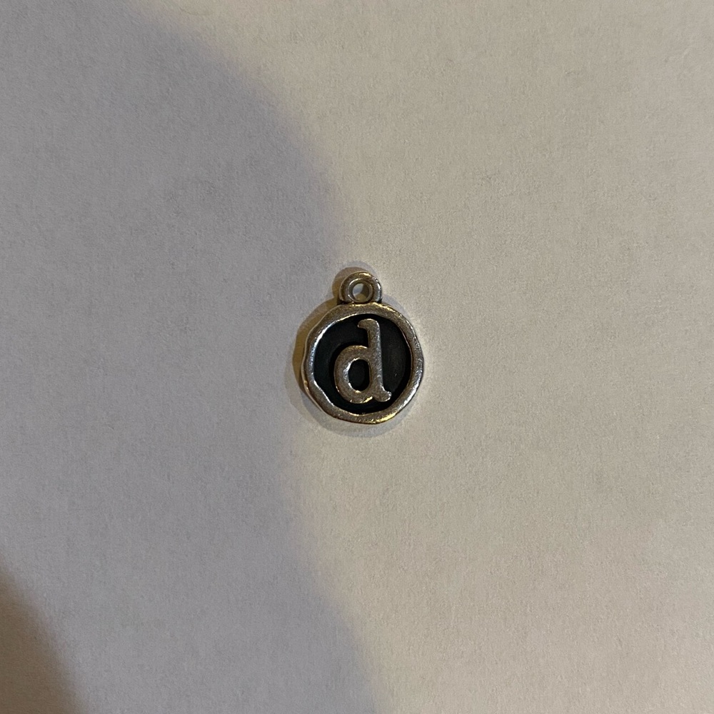 James Avery Vintage Initial Charm “d” One Size